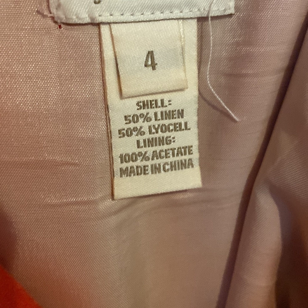 GUC linen blend J. Crew Doris pleated skirt mini size 4 - Picture 4 of 8